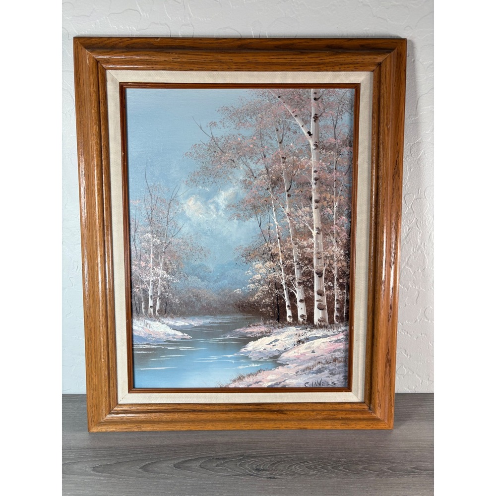 Clara C Inness Signed Original Painting- Landscape Art American Artist 1874-1932